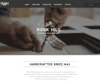 Rockhillwoodworking.com(Custom Millwork) Screenshot