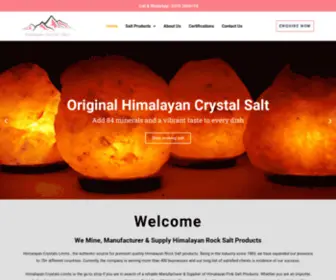 Rockhimalayansalt.com(Manufacturer and Exporter) Screenshot