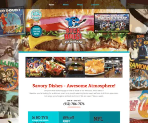 Rockhousetybee.com(Savory dishes) Screenshot