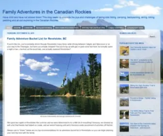 Rockiesfamilyadventures.com(Family Adventures in the Canadian Rockies) Screenshot