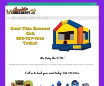 Rockinamusements.com(Bounce Houses) Screenshot