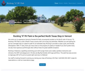 RockingarvPark.com(Rocking "A" RV Park) Screenshot