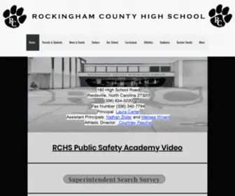 Rockinghamhigh.org(Rockingham County High School) Screenshot