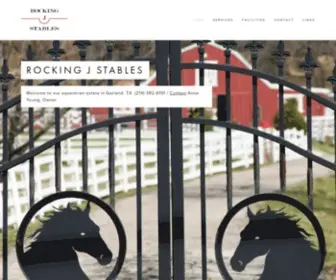 Rockingjstables.com(Rocking J Stables) Screenshot