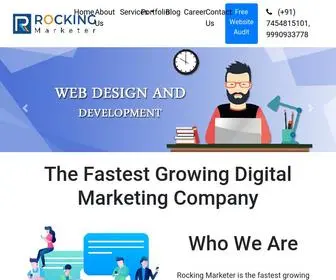 Rockingmarketer.com(Digital Marketing Agency in India) Screenshot