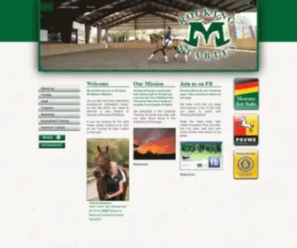 Rockingmstables.com(Rocking M Stables) Screenshot