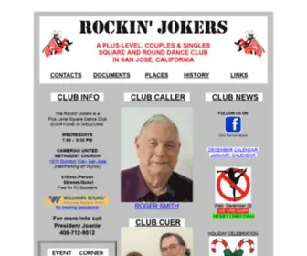 Rockinjokers.com(ROCKIN' JOKERS SQUARE DANCE CLUB) Screenshot