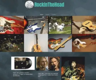 Rockinthehead.com(Grunge, Alternativo, Entrevistas, Notícias) Screenshot