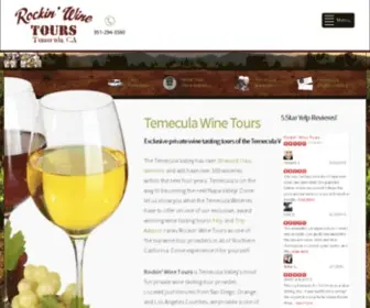 Rockinwine.com(Temecula Wine Tours) Screenshot