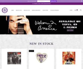 Rockitpoole.com(Specialists In Official PRINCE Merch A Wide Range New Purple Goods) Screenshot