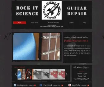 Rockitscienceguitars.com(Skermetta-guitar) Screenshot