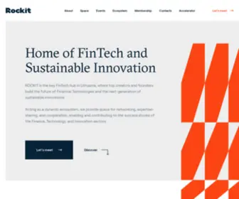 Rockitvilnius.com(Home of FinTech and Sustainable Innovation) Screenshot