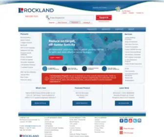 Rockland.com(Rockland Immunochemicals) Screenshot