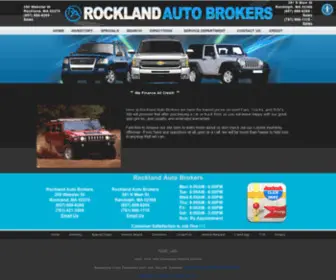 Rocklandautobrokers.com(Used Cars Rockland) Screenshot