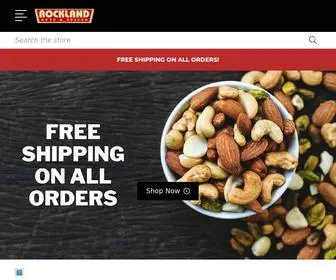 Rocklandnuts.com(Rockland Nuts & Spices) Screenshot