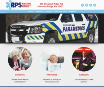 Rocklandparamedics.org(Rockland Paramedics) Screenshot
