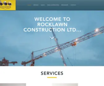 Rocklawn.co.uk(Rocklawn Construction Ltd) Screenshot