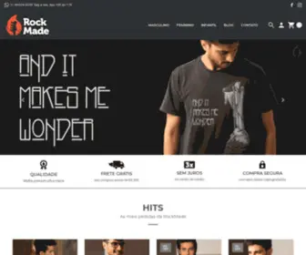 Rockmade.com.br(Camisetas de rock como você nunca viu) Screenshot