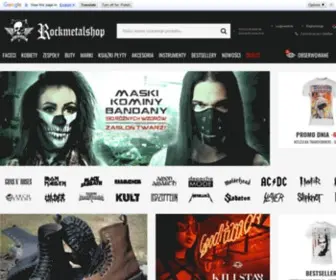 Rockmetalshop.pl(Najlepszy sklep Rockowy w Polsce) Screenshot