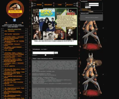 Rockmusicshop.eu(Rock Music Shop) Screenshot