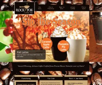 Rocknjoe.com(Rock 'n' Joe Coffee) Screenshot