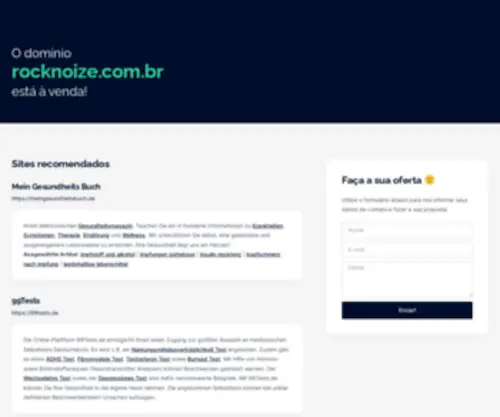 Rocknoize.com.br(A MÚSICA NOS MOVE) Screenshot