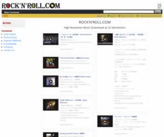 Rocknroll.com(Music download and online shopping) Screenshot