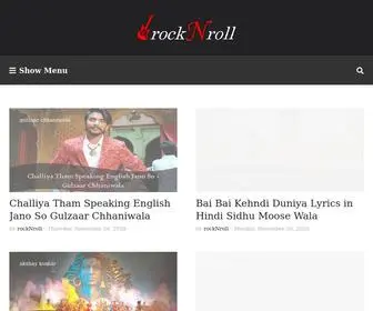 Rocknroll.in(Bollywood, Punjabi, Devotional Songs Hindi Lyrics) Screenshot