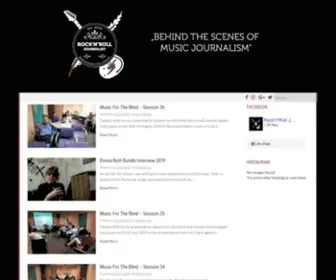 Rocknrolljournalist.com(Rock'n'Roll Journalist) Screenshot