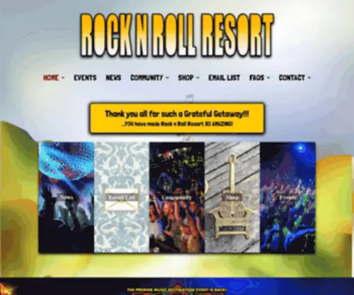 Rocknrollresort.com(The Ball Drop) Screenshot