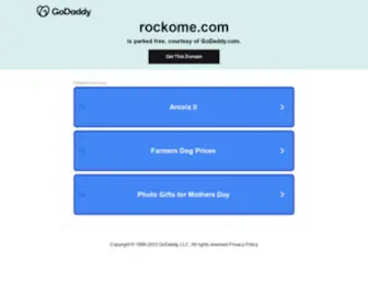 Rockome.com(Rockome Gardens & Rockome Garden Foods) Screenshot