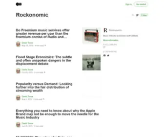 Rockonomic.com(Rockonomic) Screenshot