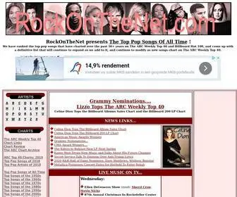 Rockonthenet.com(ROCK ON THE NET) Screenshot