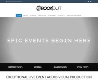 Rockoutentertainment.com(Rock Out Entertainment) Screenshot