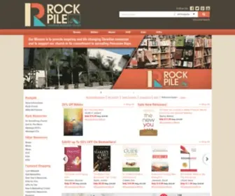 RockpilebookStore.com(Rockpile Bookstore) Screenshot