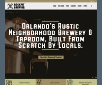 Rockpitbrewing.com(RockPit Brewing) Screenshot