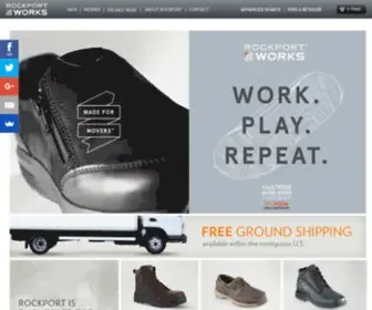 Rockport-Works.com(Rockport Works Occupational Safety & Uniform Footwear) Screenshot