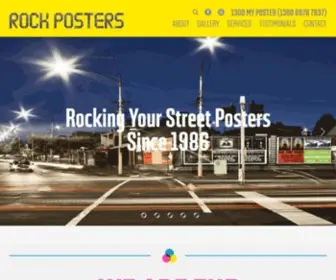 Rockposters.com.au(Rock Posters) Screenshot