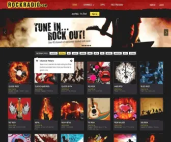 Rockradio.com(Rock music for life) Screenshot