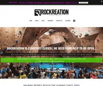 Rockreation-CM.com(Rockreation Costa Mesa) Screenshot