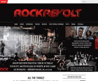 Rockrevoltmagazine.com(RockRevolt Mag) Screenshot