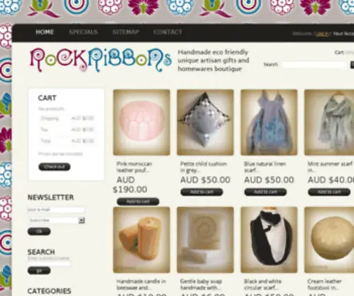 Rockribbons.com.au(Rock Ribbons) Screenshot