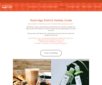 Rockridgedistrict.com(Rockridge District Association) Screenshot