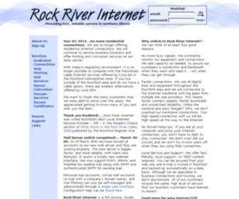 Rockriver.net(Rock River Internet) Screenshot