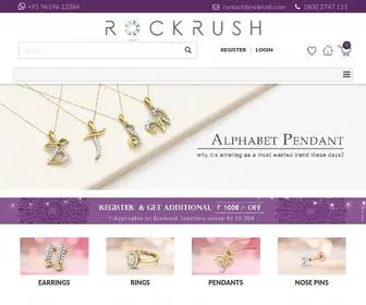 Rockrush.com(Online Jewellery Shopping Store) Screenshot