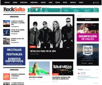 Rocksalta.com(La web de rock federal) Screenshot