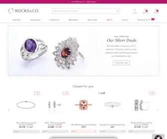 Rocksandco.co.uk(Jewellery rings) Screenshot