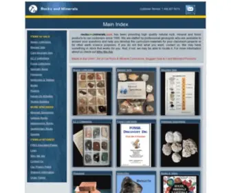 Rocksandminerals.com(Mineral & Fossil Collections) Screenshot