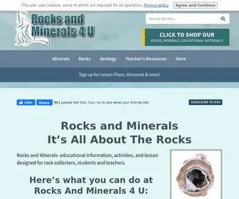 Rocksandminerals4U.com(Rocks and Minerals for Earth Science Fun) Screenshot