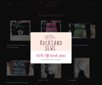 Rocksandsews.com(RockSand Sews) Screenshot